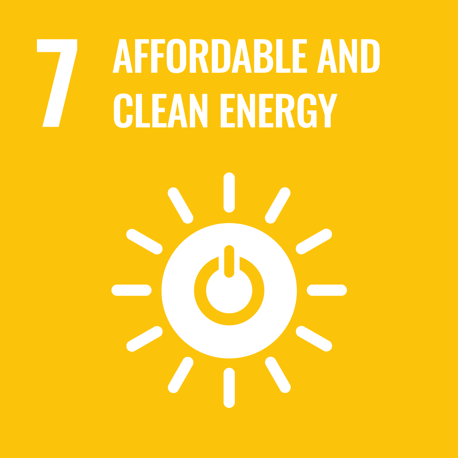 SDG 7: Affordable & Clean Energy